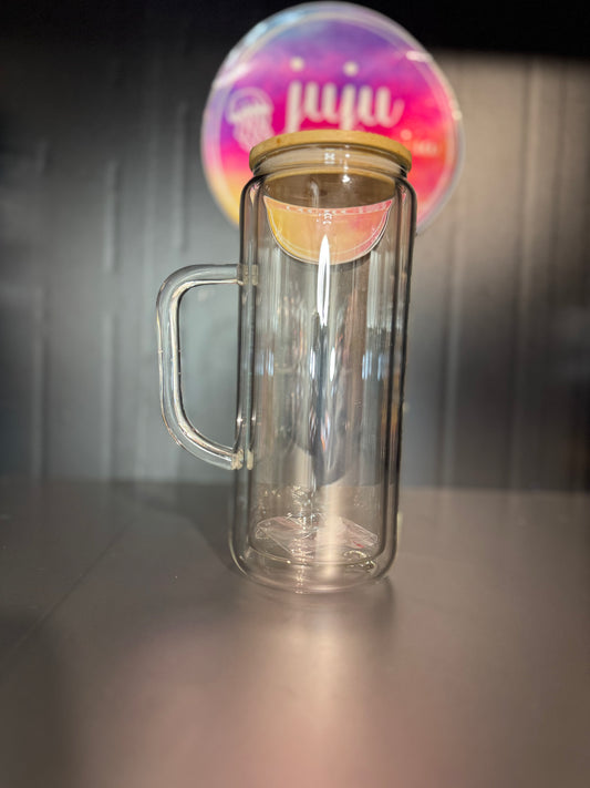 20oz glass with handle